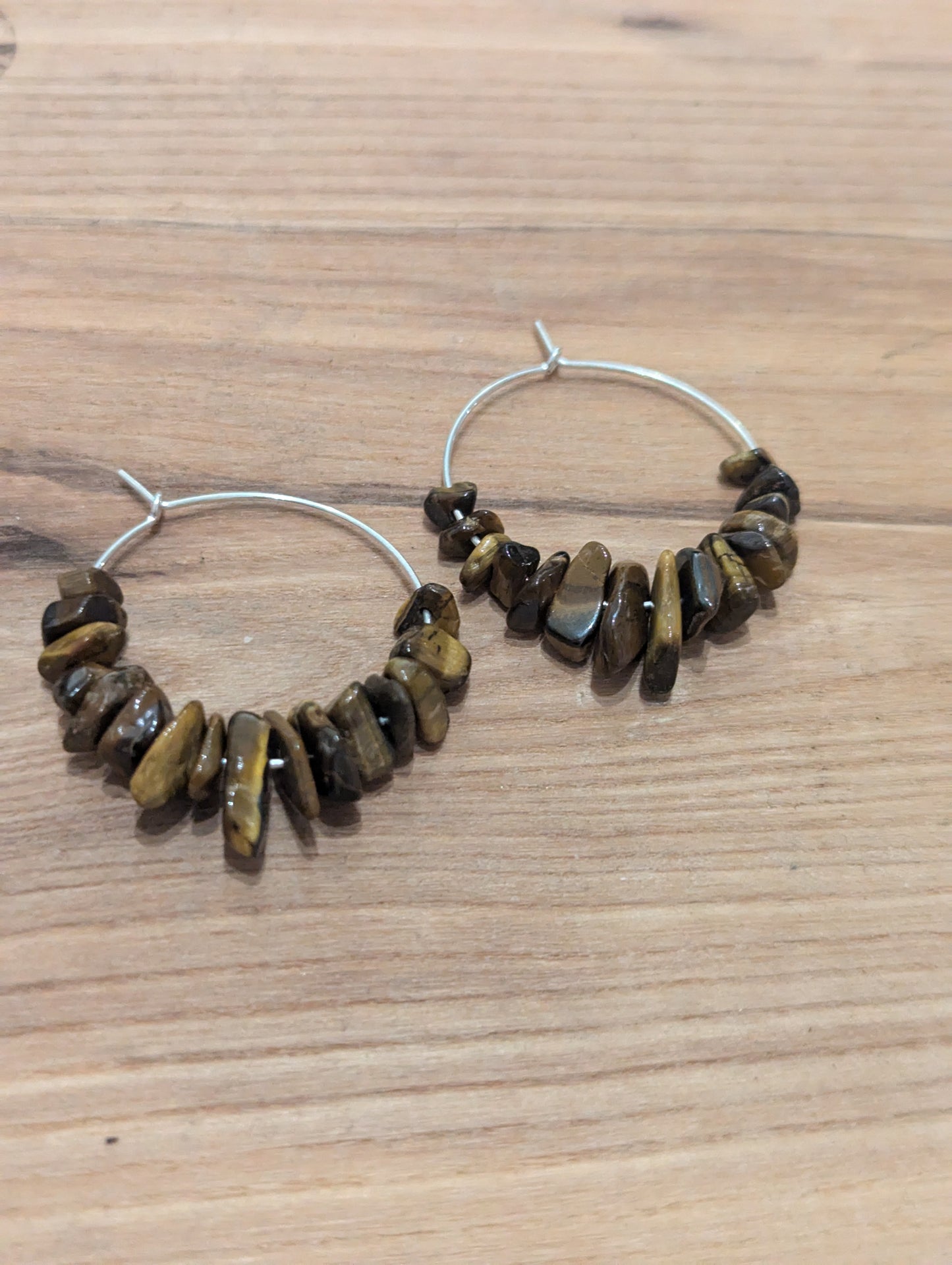 Tiger's eye 30mm hoop