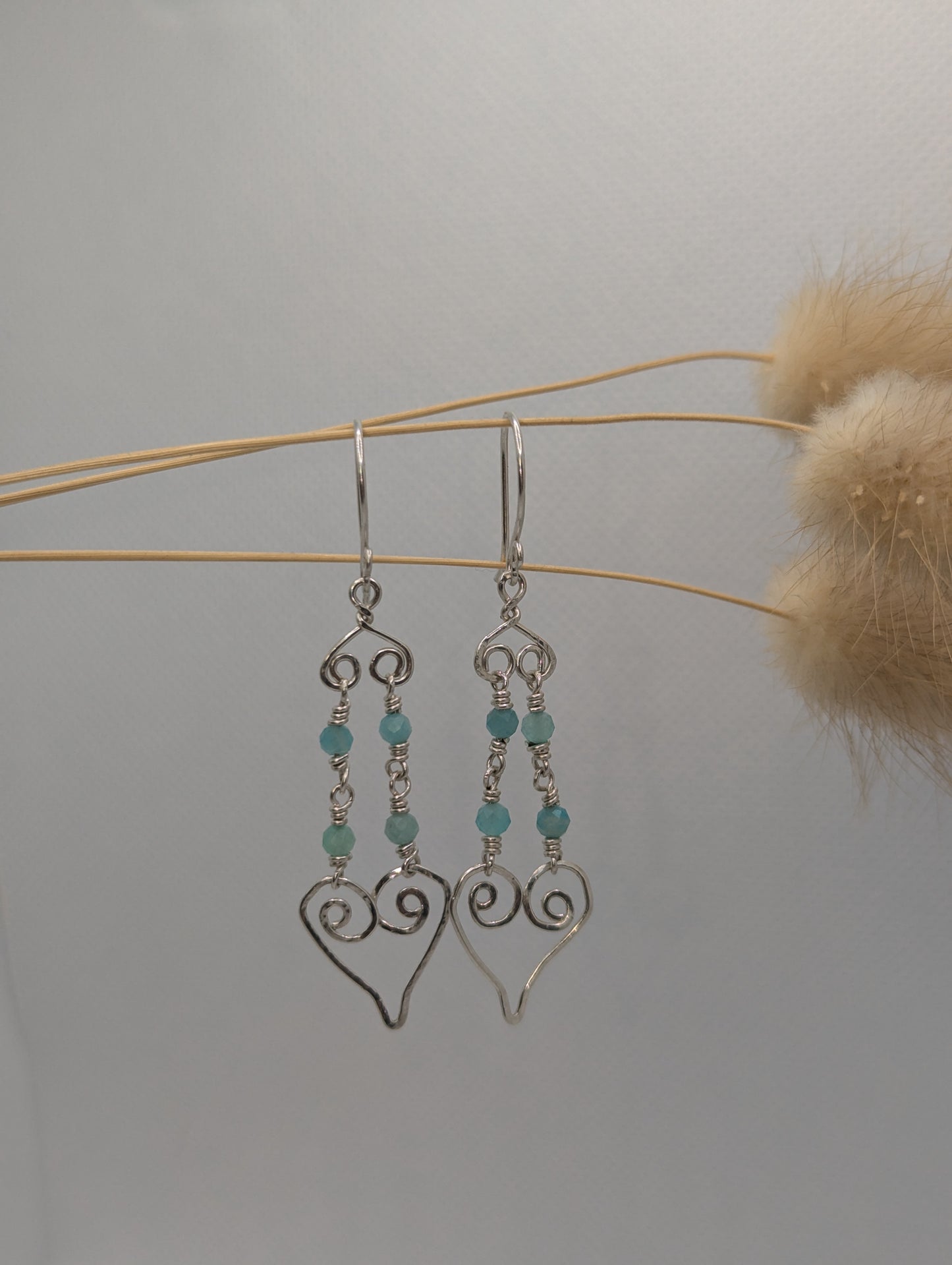 Love chandelier earrings