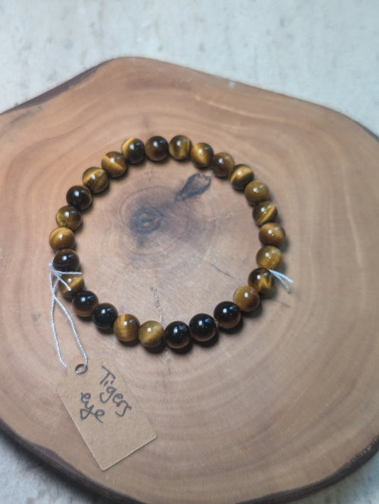 Tigers eye 8mm polished