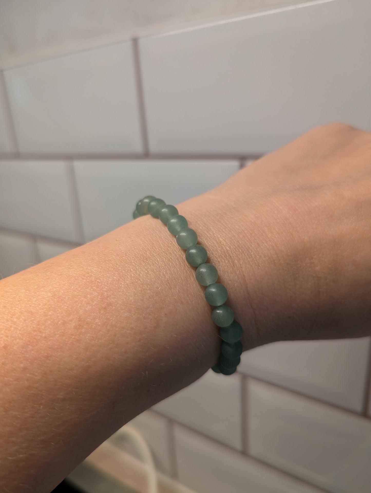 Green Aventurine 8mm matte bead